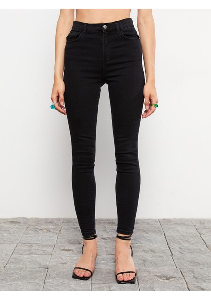 Yeni Sezon Yüksek Bel Jüpiter Süper Skinny Fit Kadın Jean Pantolon fırsatları