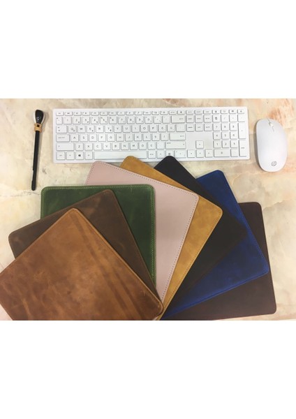 Deri Mouse Pad G2 Antik Kahve fırsatları