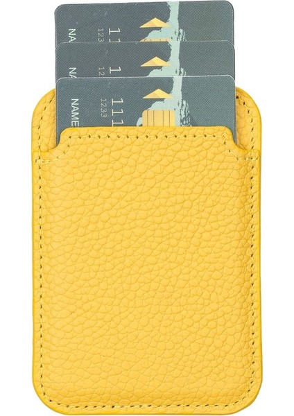 Maggy Deri Kartlık FL12 Sarı