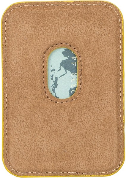 Maggy Deri Kartlık FL12 Sarı fırsatları