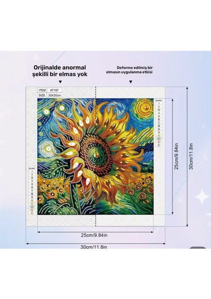 5 D Elmas Boyama 30X30 cm Tablo modelleri