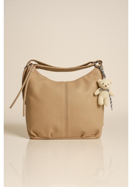 Kadın Suni Deri Ayarlanabilir Omuz Askılı Ayıcıklı Omuz ve Sırt Çantası Olabilen Omuz Çantası fırsatları