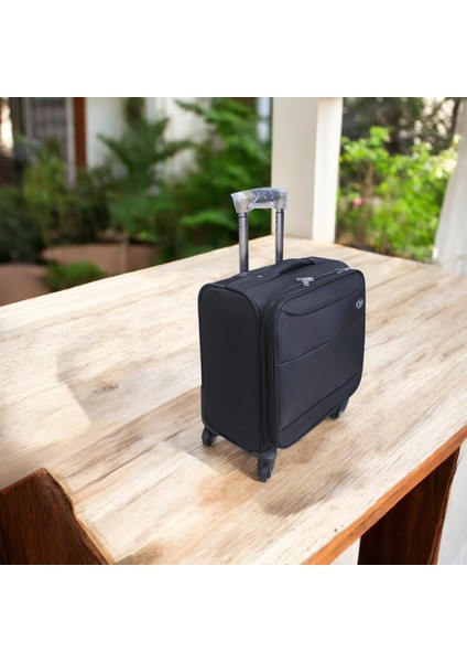 Çekçekli Dört Tekerlekli Kabin Tipi Seyahat Çantası 41X43X21 cm