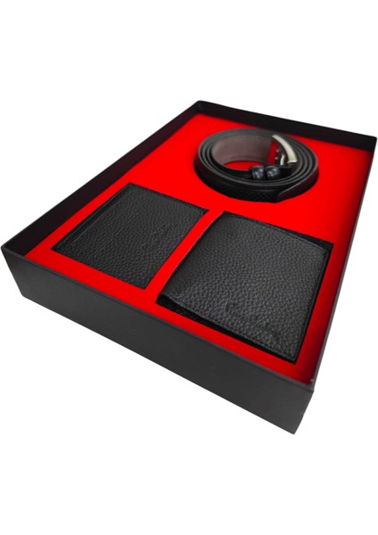 3' Lü Set Kemer , Cüzdan ve Kartlık Set Deri fiyatları