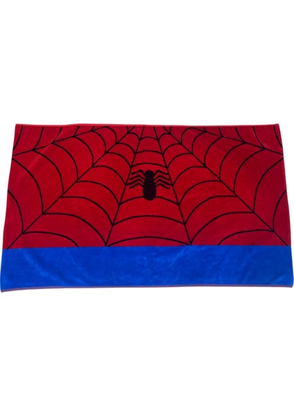 Spiderman Desenli 70X130 cm Çocuk Banyo Plaj Havlusu