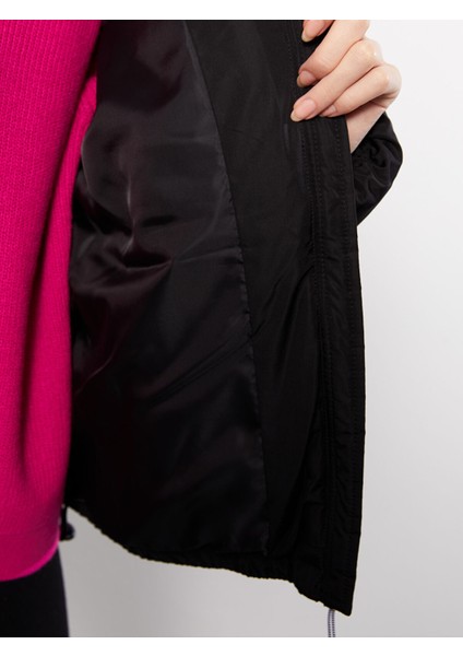 Yeni Sezon Dik Yaka Düz Uzun Kollu Kadın Şişme Mont fırsatları