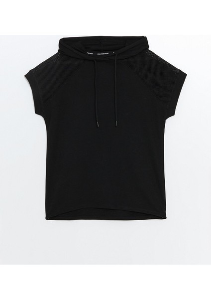 Yeni Sezon Kapüşonlu Düz Kısa Kollu Kadın Tişört indirimleri