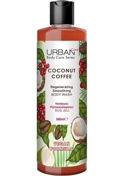 Urban Care Coconut Coffee Yenileyici ve Pürüzsüzleştirici Duş Jeli 500 Ml- Vegan fiyatları