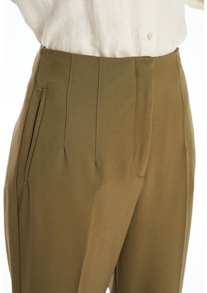 Yeni Sezon Kadın Havuç Kesim Düz Pantolon modelleri