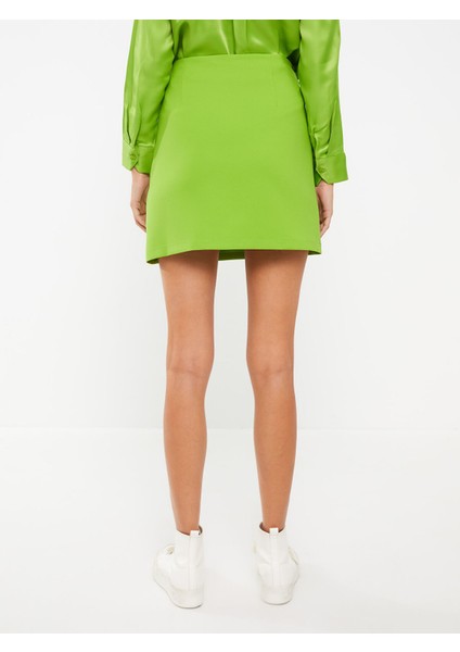 Yeni Sezon Beli Fermuarlı Düz A Kesim Kadın Etek indirimleri