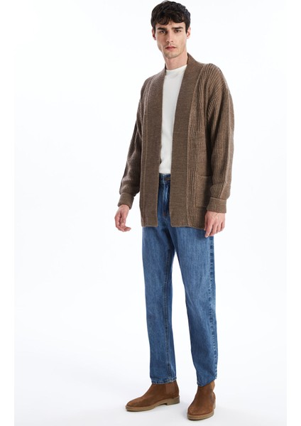 Yeni Sezon Standart Kalıp Şal Yaka Erkek Triko Hırka fiyatları