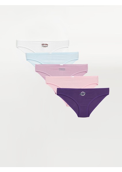 Yeni Sezon Baskılı Bikini Külot 5'li