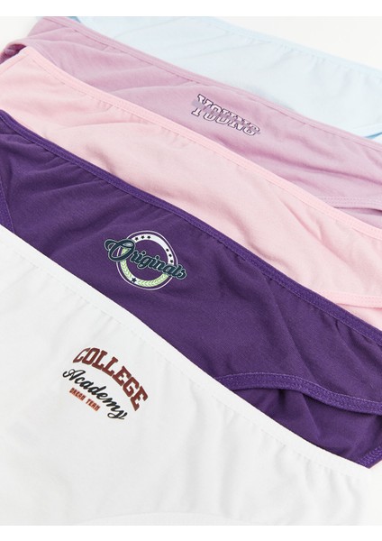 Yeni Sezon Baskılı Bikini Külot 5'li fırsatları