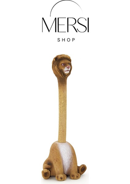 Aslan Figürlü Polyester Tükenmez Kalem (Standlı) fırsatları