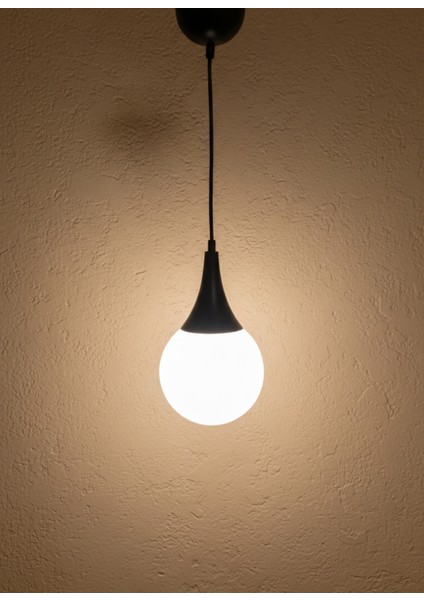 Toplu Siyah Modern Avize