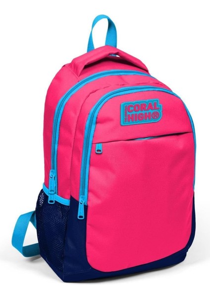 Kids Neon -Lacivert Üç Bölmeli Sırt Çantası 14392