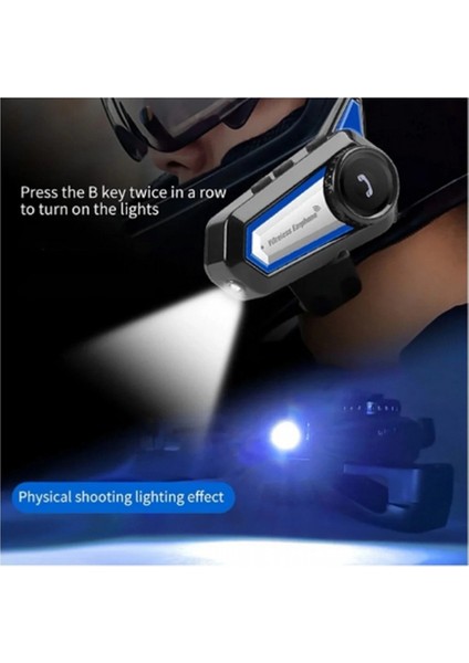 BT31 Kask Kulaklık Bluetooth 5.0 Motosiklet Interkom Su Geçirmez Kablosuz Kulaklık fırsatları