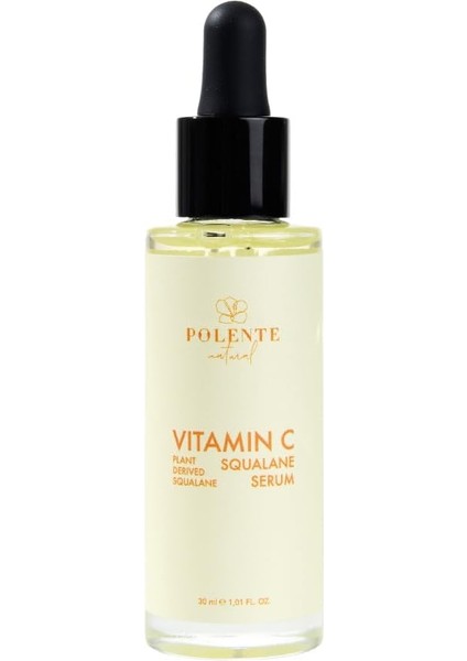 Polente Natural - C Vitamin & Squalane Serum - Aydınlatıcı Leke Serumu (C Vitamini Kompleksi) (30 Ml) fiyatları