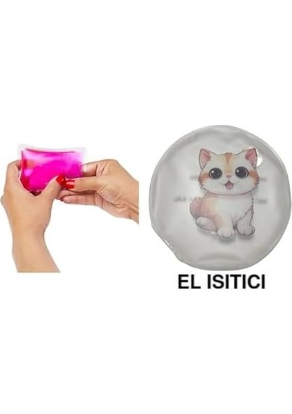 Sevimli Kedi Cep Sobası,el Isıtıcı,sıcak Su Torbası Pvc 9cm modelleri