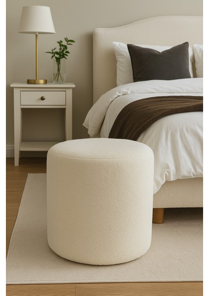 Noa Puf Minimalist Tasarımıyla Modern, Bohem ve Klasik Dekorlara Uyumludur,