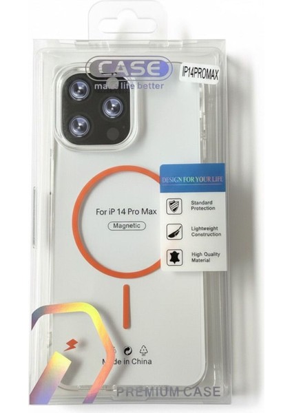 iphone 14 Promax Magsafe Turuncu Kılıf modelleri