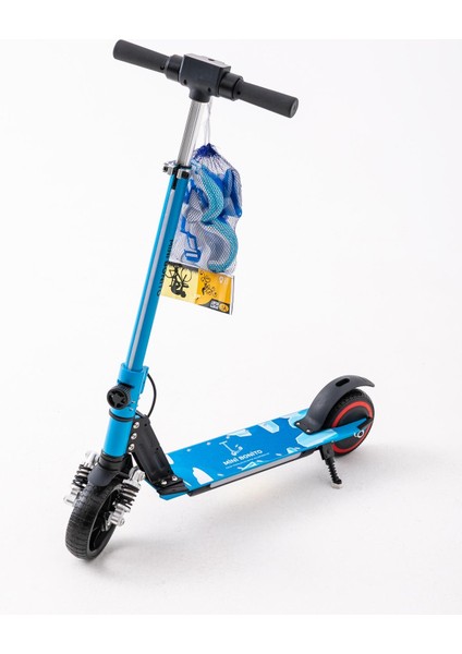 Mini Bonito Çocuk Katlanabilir, LED Işıklı, Amortisörlü Elektrikli Scooter – Ayarlanabilir Direksiyonlu!”(Dizlik ve Dirseklik Hediyedir) fırsatları