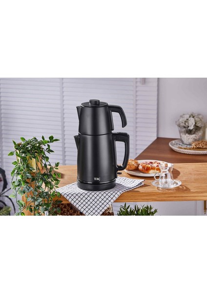 Keyfidem Çay Makinası Mat Siyah