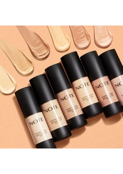 Note Mattifying Extreme Wear 01 Beige Mat Bitişli Spf 15 Kapatıcı Fondöten modelleri