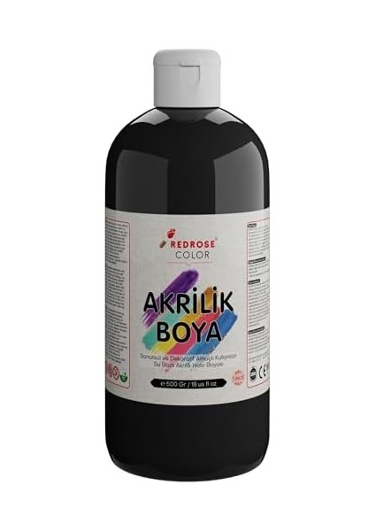 Rose Siyah Akrilik 500 gr fiyatları