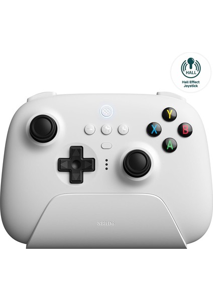Hall Effect 2.4g Controller ve Şarj - Beyaz Windows, Pc Ipad Uyumlu