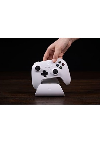 Hall Effect 2.4g Controller ve Şarj - Beyaz Windows, Pc Ipad Uyumlu modelleri