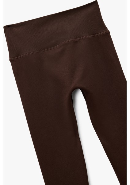 Yüksek Bel Slim Fit Dikiş Detaylı Spor Tayt modelleri