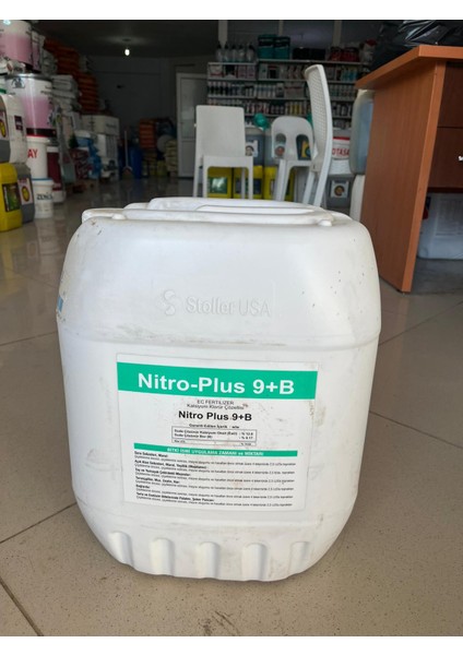 Nitro Plus 9+B 20 L – Sıvı Kalsiyum + Bor Gübre, Meyve Tutucu, Verim ve Kalite Artırıcı