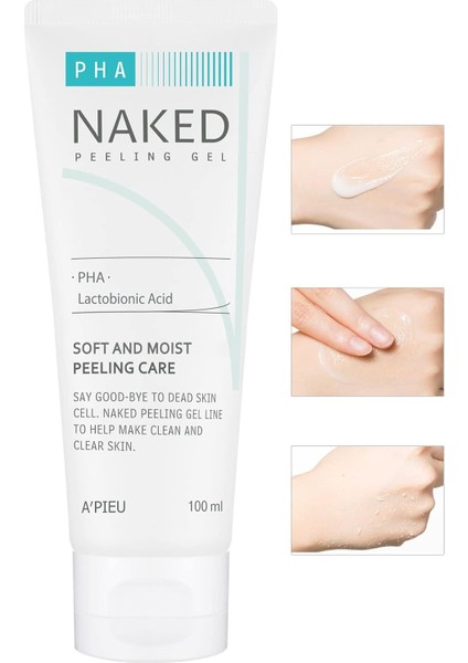 A&apos;pıeu Pha Içeren Nemlendirici Peeling Jeli A&apos;pıeu Naked Peeling Gel (Pha)