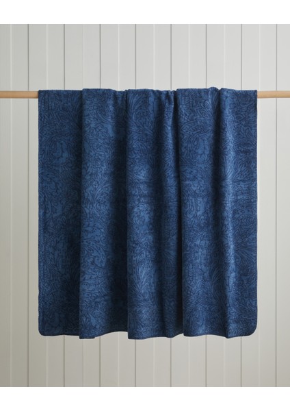 Paisley Dream Pamuklu Çift Kişilik Battaniye 200X220 cm Lacivert fiyatları