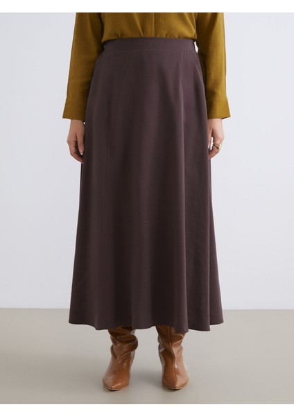 Yeni Sezon Büyük Beden Beli Lastikli A Kesim Etek fiyatları