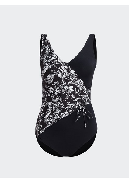 Yeni Sezon Çiçekli Dikişli Pedli Kadın Mayo