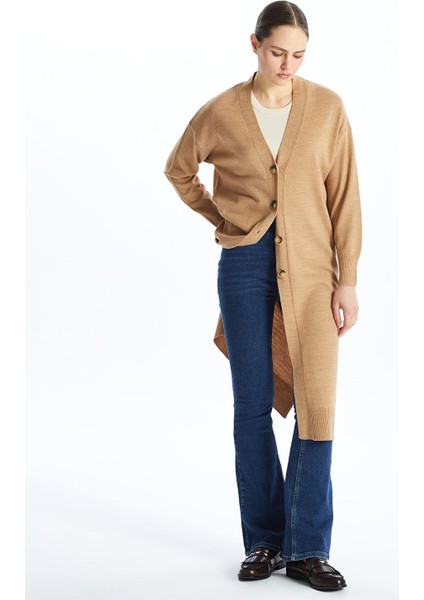 Yeni Sezon V Yaka Kadın Triko Hırka fiyatları