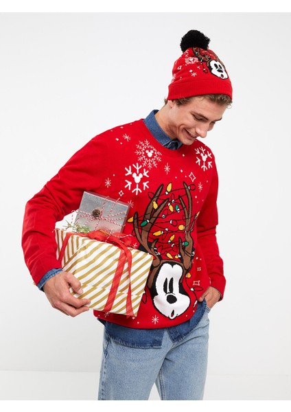 Yeni Sezon Mickey Mouse Baskılı Erkek Triko Bere fiyatları
