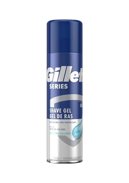 Gillette Series Erkekler Için Yeşil Çay Içerikli Canlandırıcı Tıraş Jeli, 200ML fiyatları
