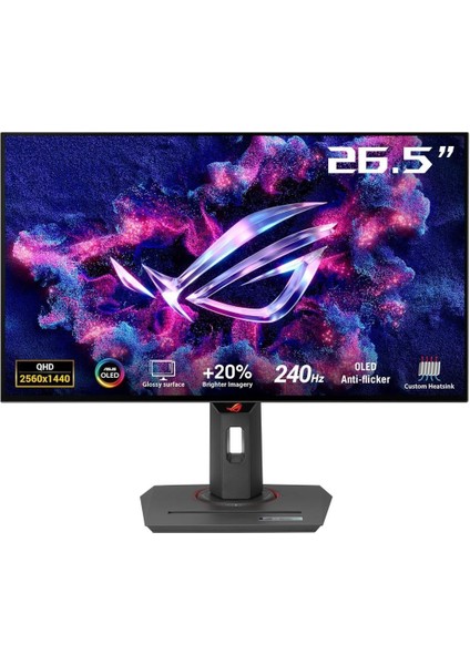 Rog Strix OLED XG27AQDMG 26.5" 0.03 Ms 2k Pivot 240 Hz Oyuncu Monitörü Outlet