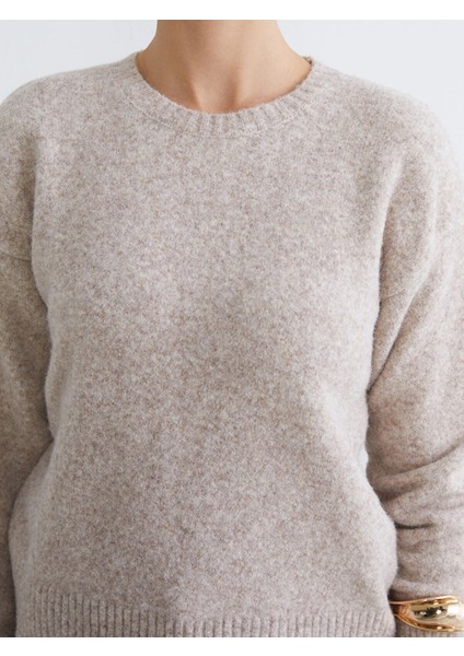 Yeni Sezon Bisiklet Yaka Kadın Triko Kazak modelleri