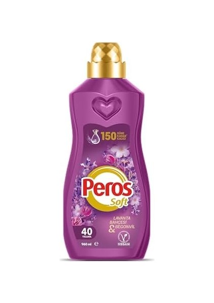 Peros Konsantre Yumuşatıcı Lavanta Bahçesi & Begonvil 960 ml