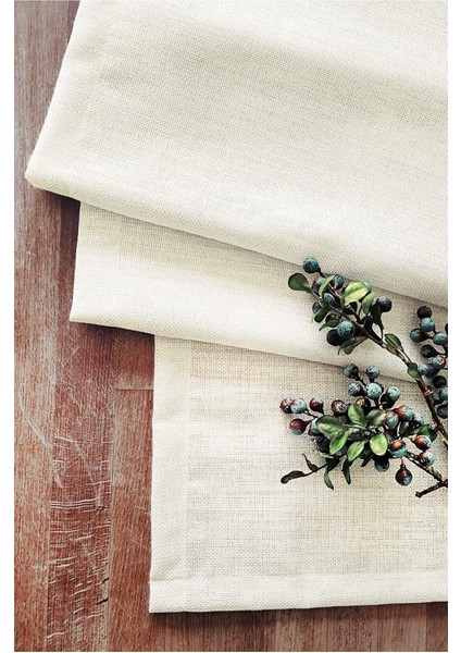 Simli Kırık Beyaz, 45X200CM