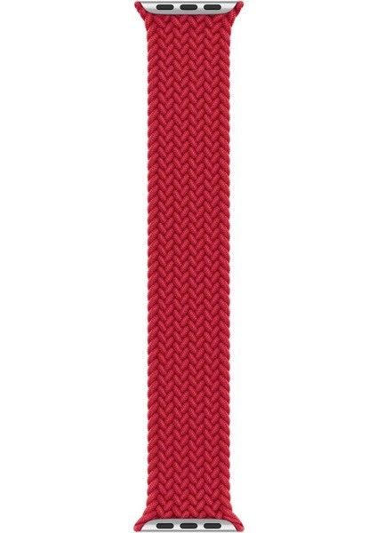 Series 5 44MM Için Kordon, (Large Size, 160MM) Knitted Fabric Loop Kırmızı [ Series 5 44MM ile Uyumlu Kordon - Kırmızı]