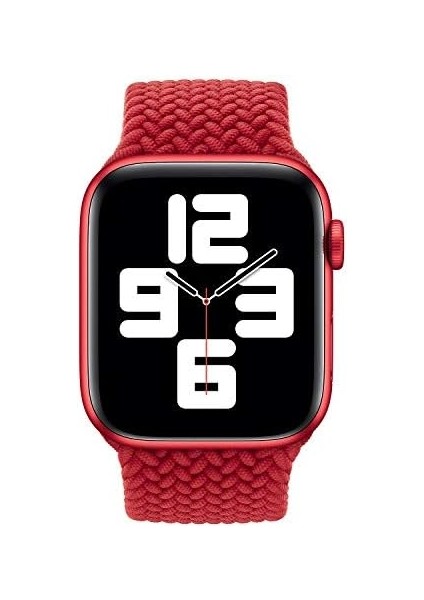 Series 5 44MM Için Kordon, (Large Size, 160MM) Knitted Fabric Loop Kırmızı [ Series 5 44MM ile Uyumlu Kordon - Kırmızı] fiyatları