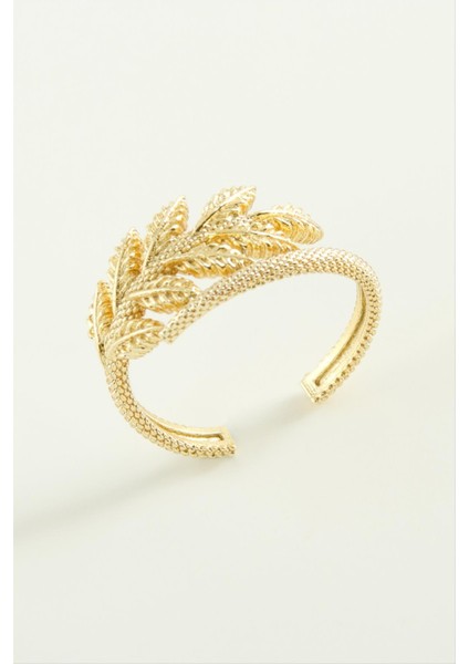 Sptrns Yaprak Metal Yüzük-Sarı fiyatları