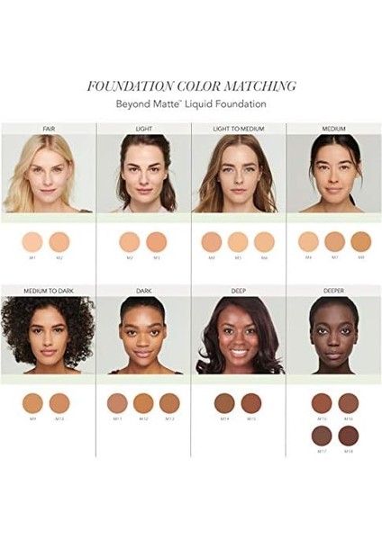 Jane Iredale Beyond Matte Liquid Foundation, Likit Mat Fondöten (M12, 27 Ml) modelleri