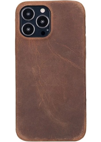 Apple iPhone 13 Pro Max Uyumlu Deri Arka Kapak Rock G2 indirimleri