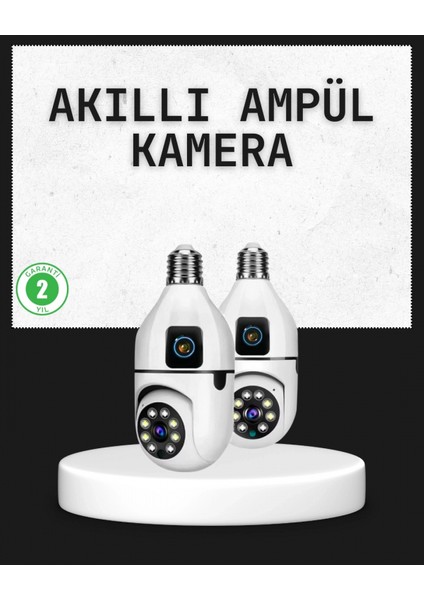 Tak Çalıştır Ampul Kamera – Full Hd 1080P Kablosuz Güvenlik Çözümü